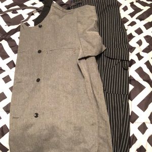 Chef coat and pants